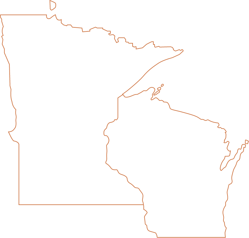 Tri-State Bobcat in Minnesota & Wisconsin Map